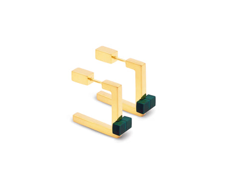 Triangolo Studs Gold