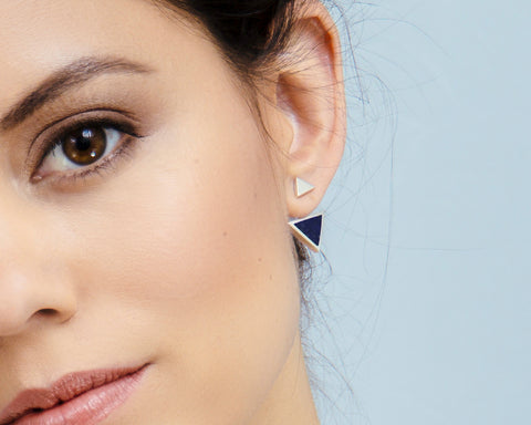 Triangolo Studs Gold